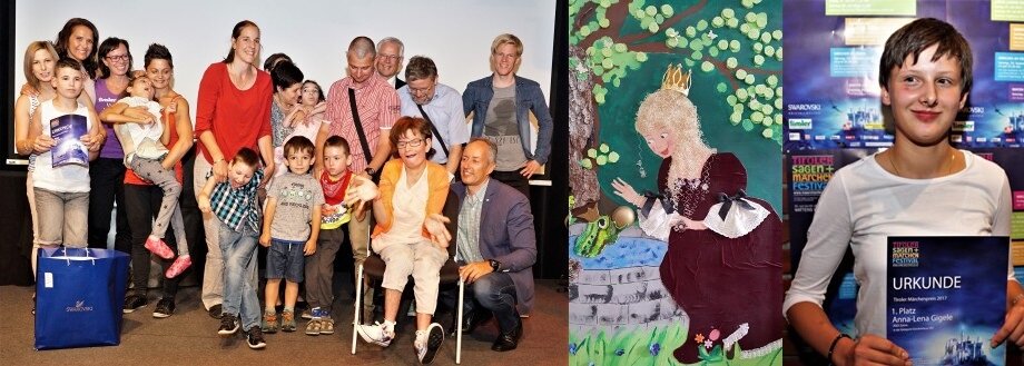 Sonderpädagogisches Zentrum Zams bei der Märchenpreisverleihung 2017 mit Siegerarbeit