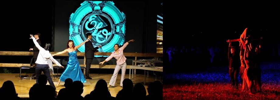 Tanzgruppe im 1. Tiroler Pop-, Rock & Tanzmärchen "König Laurins Rosengarten" 2017