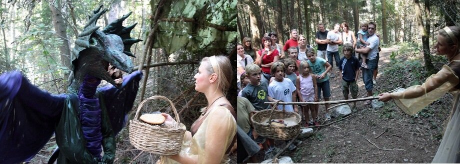 Drache und Salige im Zauberwald 2012